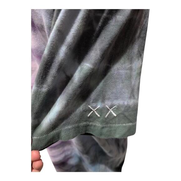KAWS Purple Tie-Dye T-Shirt (XL) - Picture 3 of 4